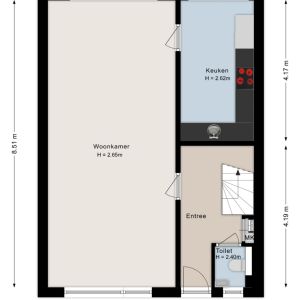 Lepelaarweg 49, 7701 KG Dedemsvaart - Plattegrond 1