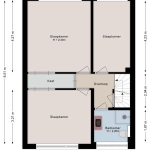 Lepelaarweg 49, 7701 KG Dedemsvaart - Plattegrond 2