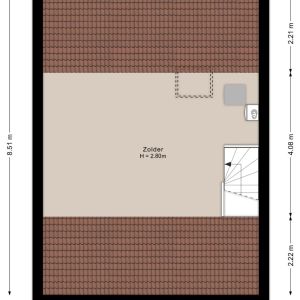 Lepelaarweg 49, 7701 KG Dedemsvaart - Plattegrond 3