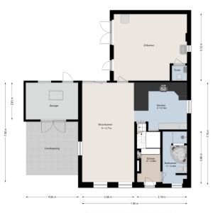 Rollepaal 36, 7701 BS Dedemsvaart - Plattegrond 1