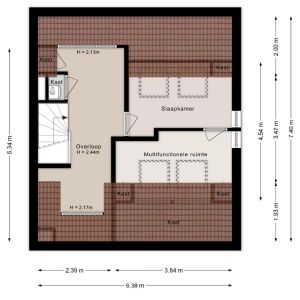 Professor Waterinkstraat 4, 7692 AK MariËnberg - Plattegrond 3