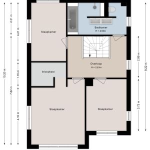 Lantheer 44, 7732 BB Ommen - Plattegrond 2