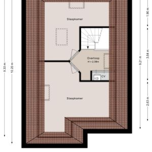 Lantheer 44, 7732 BB Ommen - Plattegrond 3
