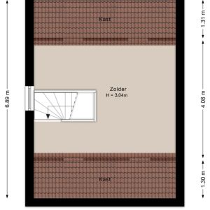 De Karekiet 3, 7701 ML Dedemsvaart - Plattegrond 3