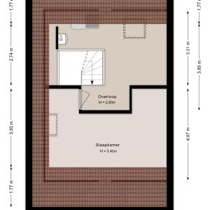 Weenerwerf 28, 7701 XW Dedemsvaart - Plattegrond 3
