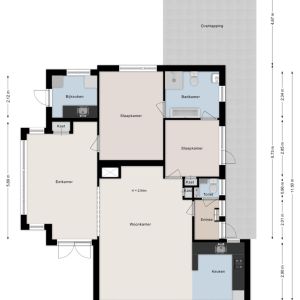 Sportlaan 73, 7691 BK Bergentheim - Plattegrond 1
