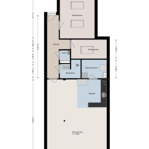 Julianastraat 12 b, 7701 GL Dedemsvaart - Plattegrond 1