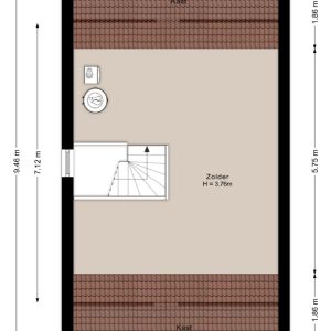 Moonenlaan 96, 7773 DT Hardenberg - Plattegrond 3