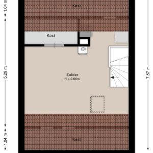 Boekweitstraat 47, 7701 VR Dedemsvaart - Plattegrond 3