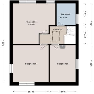 Moerheimstraat 33, 7701 CA Dedemsvaart - Plattegrond 2