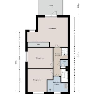 Van Haeringenstraat 72, 7701 CT Dedemsvaart - Plattegrond 2