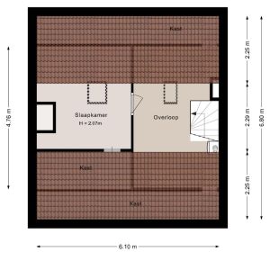 Asterstraat 11, 7701 ET Dedemsvaart - Plattegrond 3