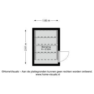 Tottenhamstraat 36 a, 7701 BN Dedemsvaart - Plattegrond 3
