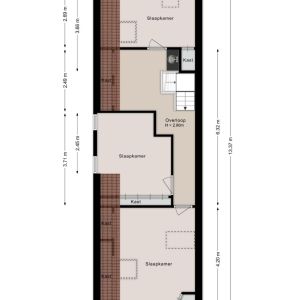 Tottenhamstraat 36 a, 7701 BN Dedemsvaart - Plattegrond 2