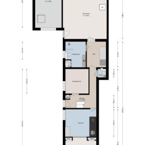 Tottenhamstraat 36 a, 7701 BN Dedemsvaart - Plattegrond 1