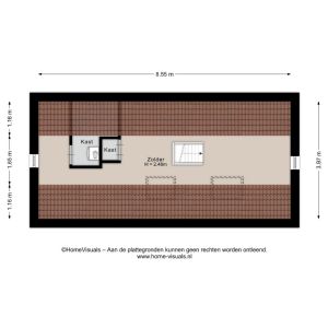 Bruchterweg 81, 7772 BG Hardenberg - Plattegrond 3