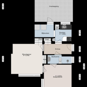 Hortensiastraat 28, 7701 GG Dedemsvaart - Plattegrond 1