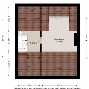 Baron van Fridaghstraat 48, 7731 DN Ommen - Plattegrond 3
