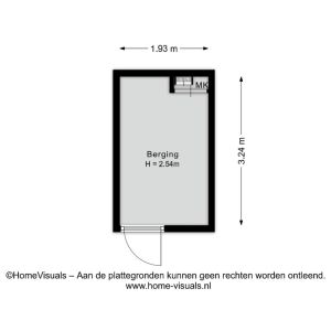 Burgemeester Oprellaan 1 a, 7691 BE Bergentheim - Plattegrond 2
