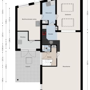 Beethovenstraat 73, 7701 ZB Dedemsvaart - Plattegrond 1