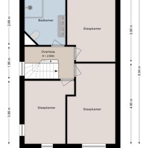 Beethovenstraat 73, 7701 ZB Dedemsvaart - Plattegrond 3
