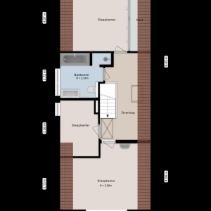 Rozenheim 44, 7701 NG Dedemsvaart - Plattegrond 2