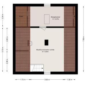 Langewijk 33, 7701 AA Dedemsvaart - Plattegrond 3