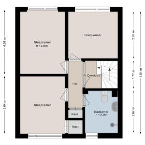Zonnelaan 16, 7771 ES Hardenberg - Plattegrond 2