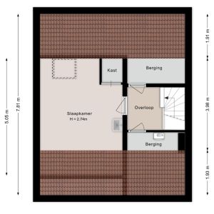 Zonnelaan 16, 7771 ES Hardenberg - Plattegrond 3