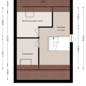Tijm 31, 7773 EH Hardenberg - Plattegrond 5
