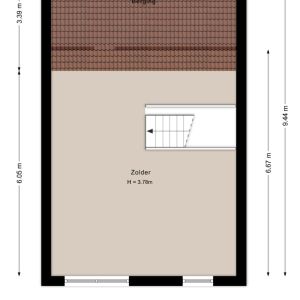 Slagerswerf 7, 7702 DB Dedemsvaart - Plattegrond 3