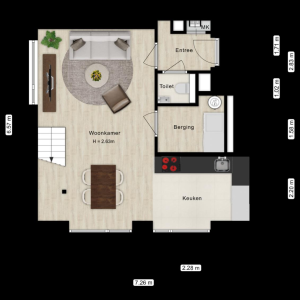 De Vechthorst 2, 7772 WJ Hardenberg - Plattegrond 2