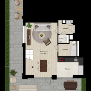 De Vechthorst 2, 7772 WJ Hardenberg - Plattegrond 1