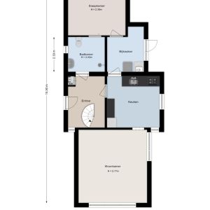 Zwiersstraat 63, 7701 EL Dedemsvaart - Plattegrond 1
