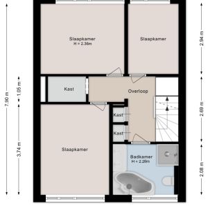 Paulus Potterstraat 11, 7771 XA Hardenberg - Plattegrond 2
