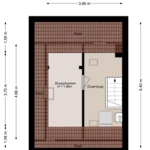 Van Haeringenstraat 56, 7701 CS Dedemsvaart - Plattegrond 3