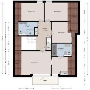 De Bovenkruier 4, 7707 DN Balkbrug - Plattegrond 2