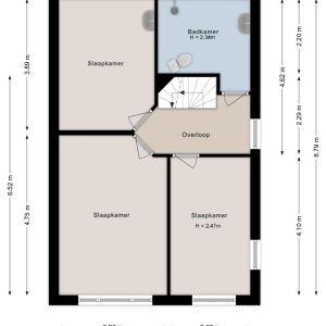 Het Bleekveld 39, 7772 PV Hardenberg - Plattegrond 2