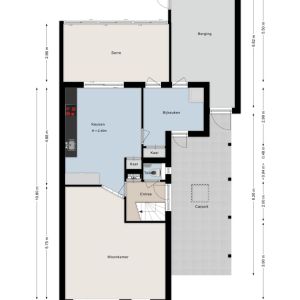 Van der Brugghenstraat 1, 7691 DE Bergentheim - Plattegrond 1