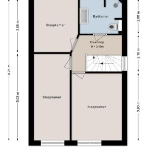 Van der Brugghenstraat 1, 7691 DE Bergentheim - Plattegrond 2