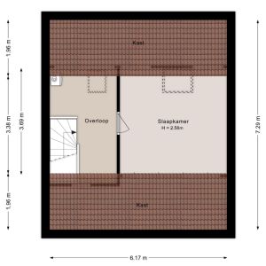 Diepenbrockstraat 20, 7701 TE Dedemsvaart - Plattegrond 3