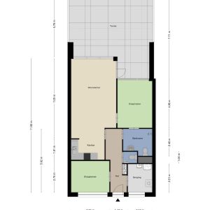 Edelinckstraat 36, 7773 CG Hardenberg - Plattegrond 1