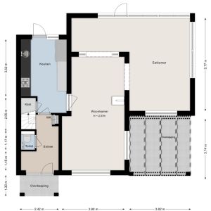 De Prunus 78, 7701 WP Dedemsvaart - Plattegrond 1