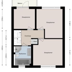 De Prunus 78, 7701 WP Dedemsvaart - Plattegrond 2