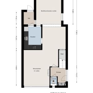 Violenstraat 106, 7731 WS Ommen - Plattegrond 1