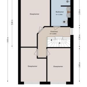 Spinnerijstraat 5, 7776 XR Slagharen - Plattegrond 2