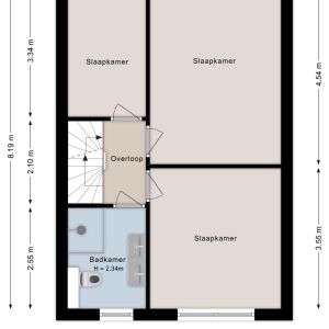 De Boksloot 20, 7776 CM Slagharen - Plattegrond 2