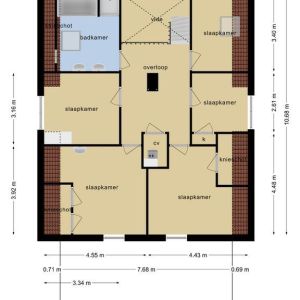 Stegerensallee 23, 7701 PJ Dedemsvaart - Plattegrond 2