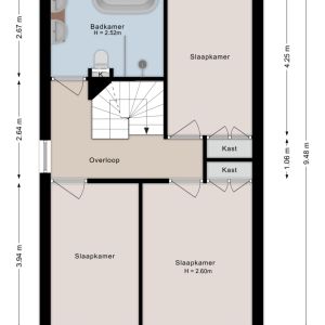 Slagerswerf 5, 7702 DB Dedemsvaart - Plattegrond 2