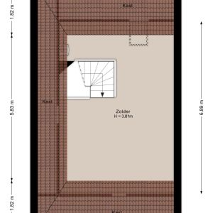 Slagerswerf 5, 7702 DB Dedemsvaart - Plattegrond 3